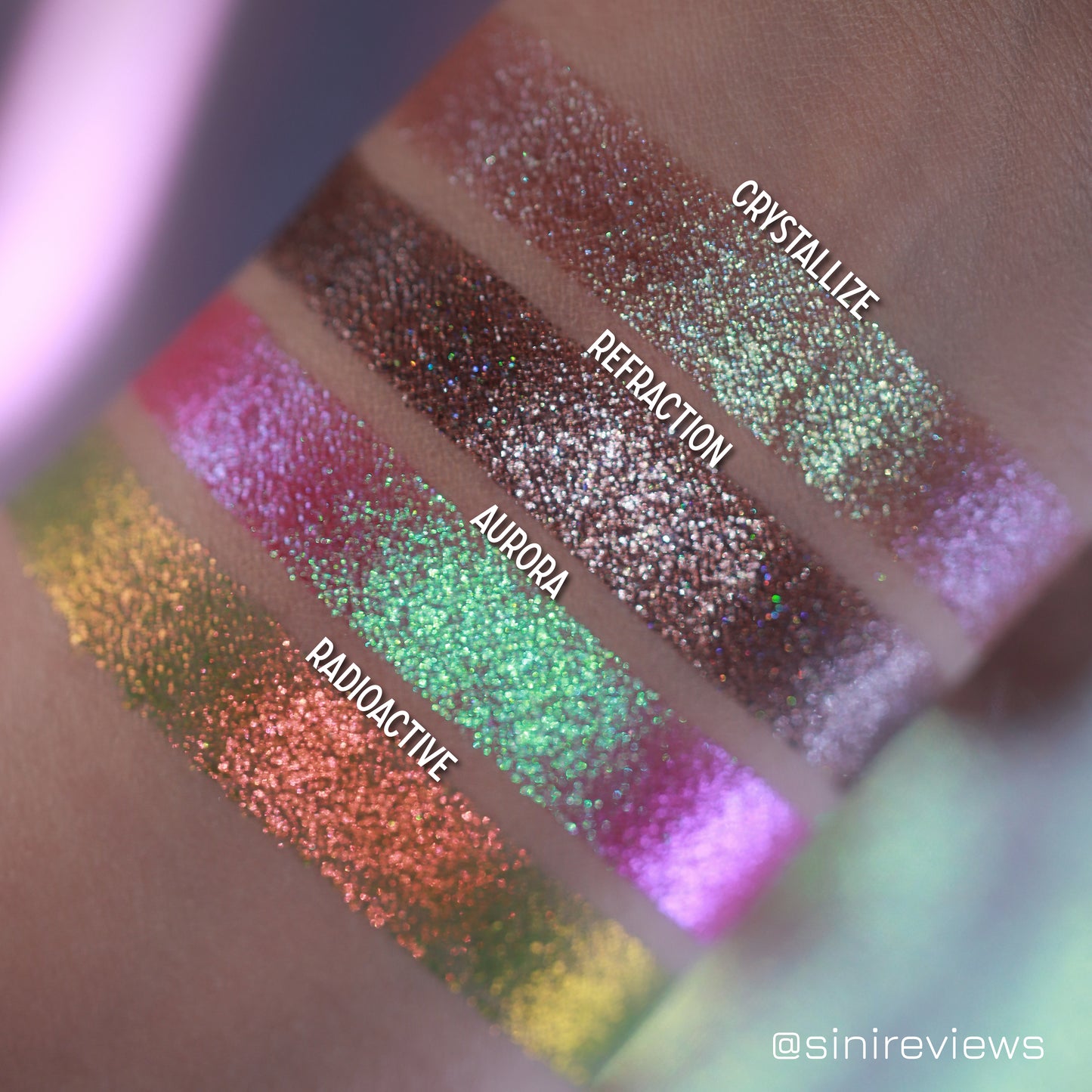 PRE ORDER 4-6 WEEKS: Coalescence x noopur_makeup Pressed Pigment Single- Crystallize
