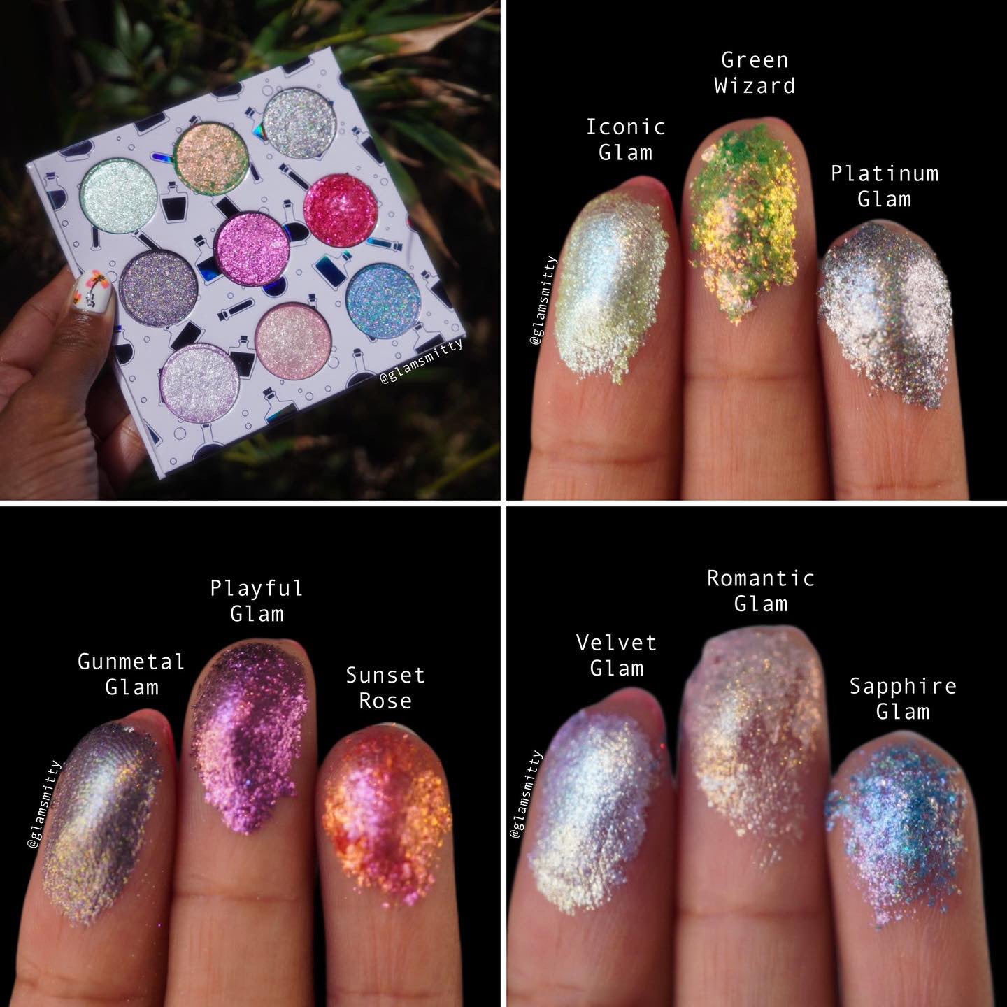 Gunmetal Glam Multi-Chrome Eyeshadow Single