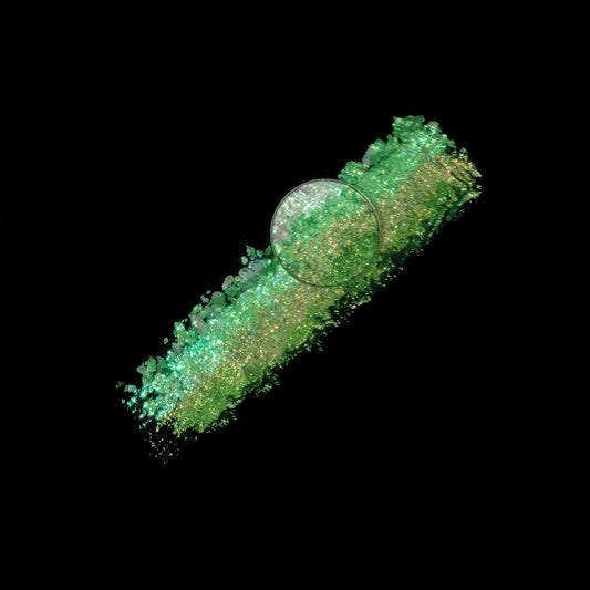 Arch of Color Pressed Pigment Single- Crystal Moss