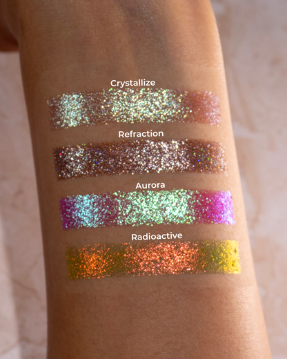 PRE ORDER 4-6 WEEKS: Coalescence x noopur_makeup Pressed Pigment Single- Radioactive