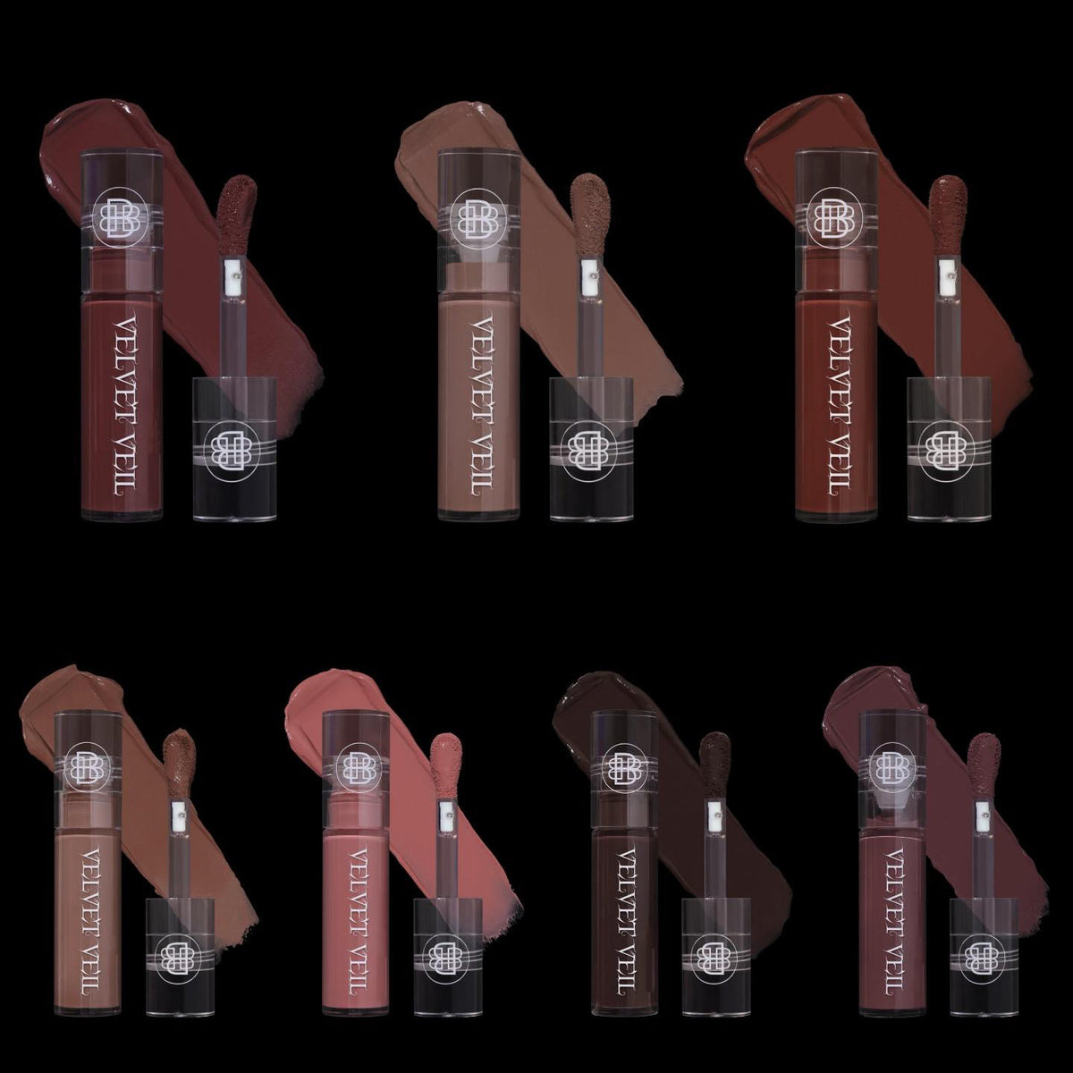Velvet Veil Lip Mud- Bundle of all 7