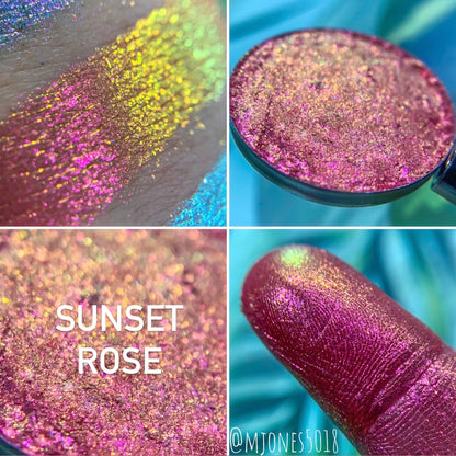 Sunset Rose Multi-Chrome Eyeshadow Single