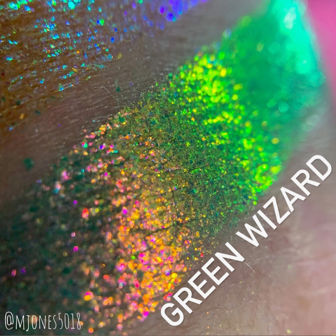 Green Wizard Multi-Chrome Loose Pigment Eyeshadow